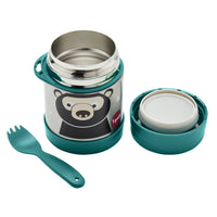 3 Sprouts Bear Stainless Steel Food Jar