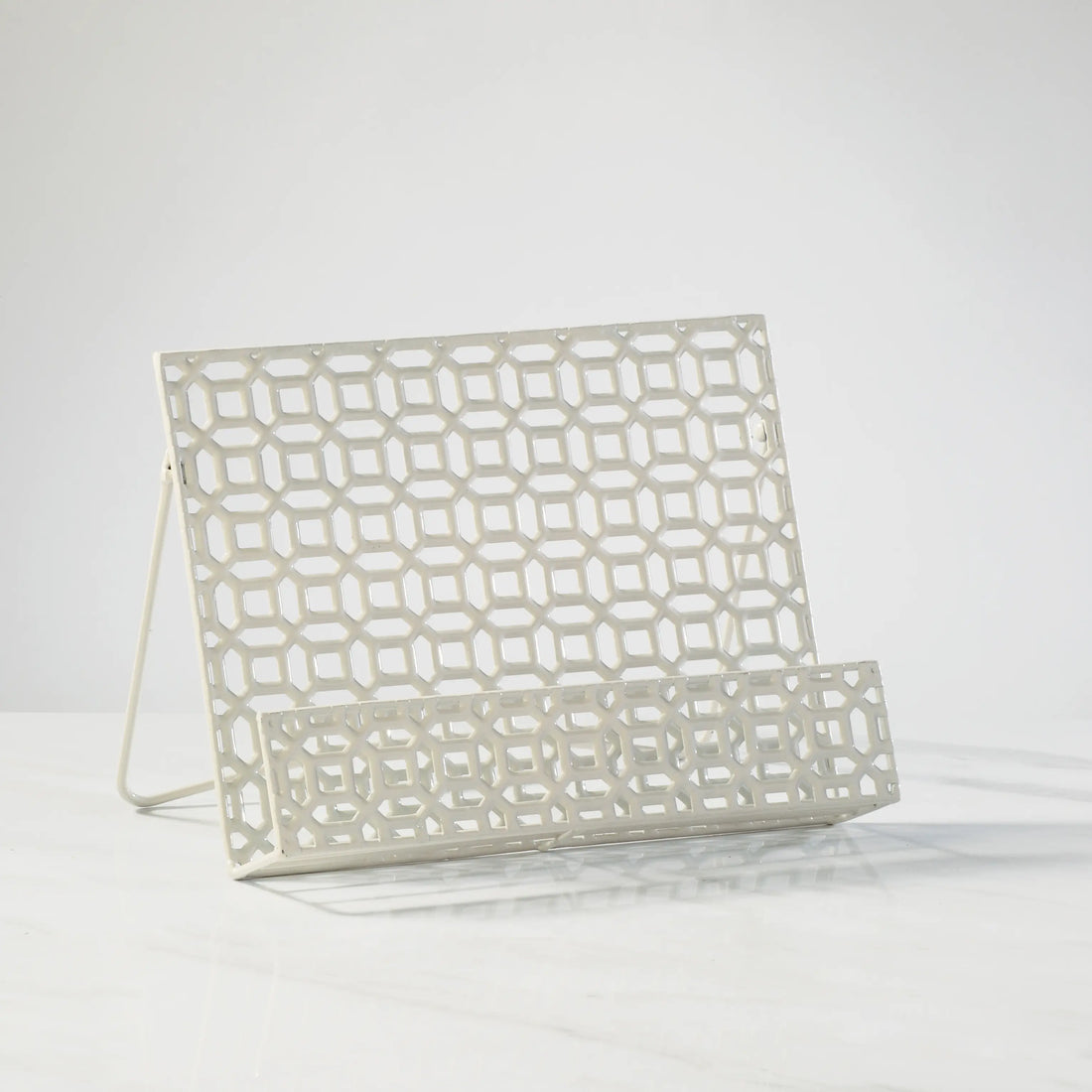 Metal Geometric Cookbook Stand