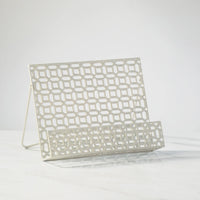 Metal Geometric Cookbook Stand