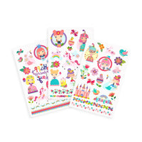 Ooly Tattoo-palooza Temporary Glitter Tattoo: Princess Garden