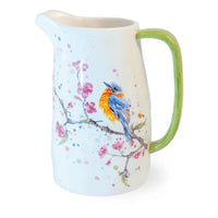 Bird & Cherry Blossom Pitcher