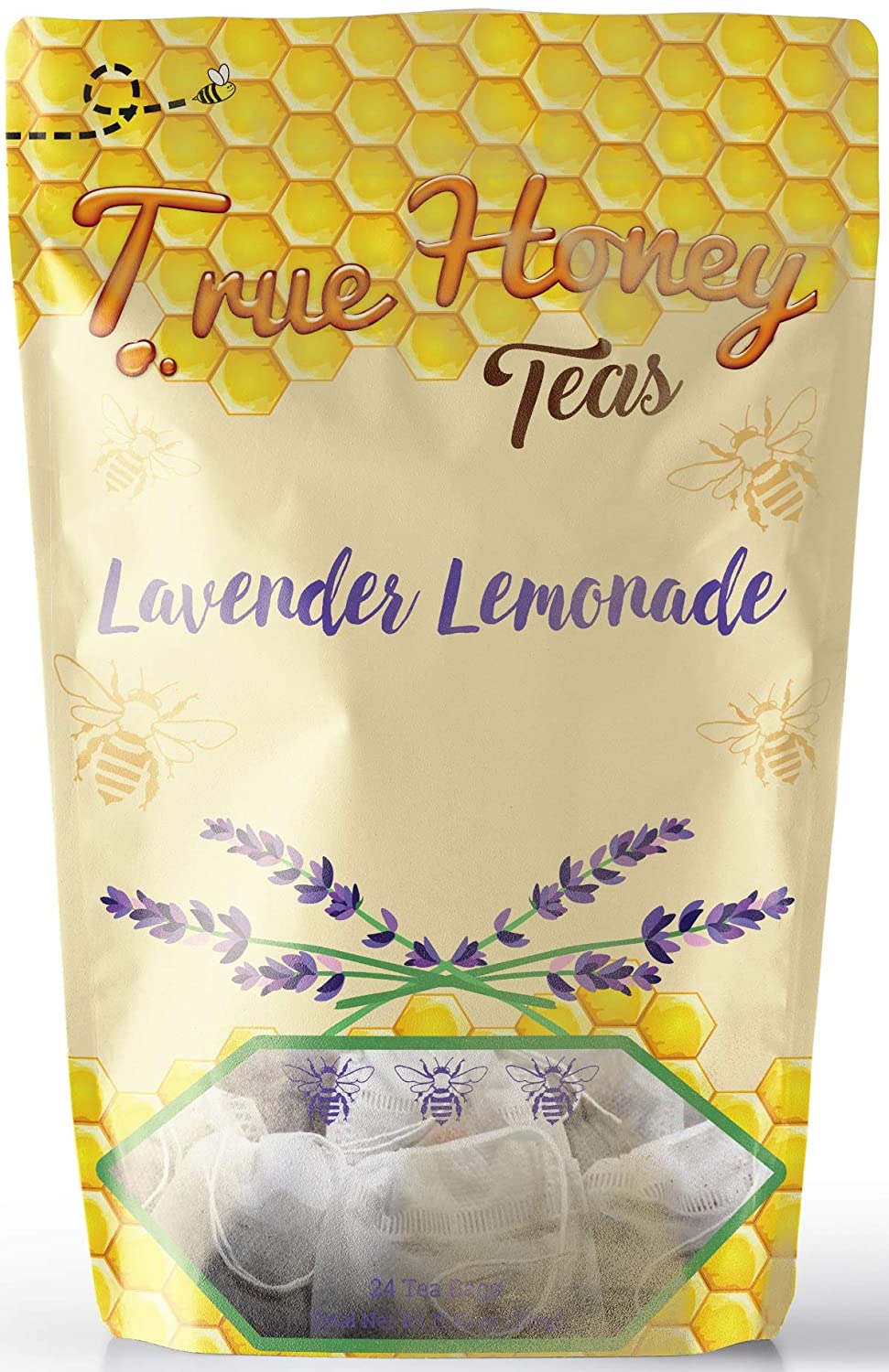 True Honey Lavender Lemonade Tea Bags - 12 Count