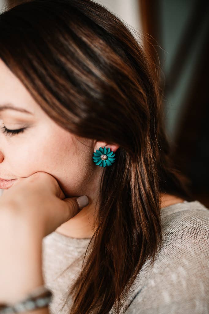 Mari Earrings - Green