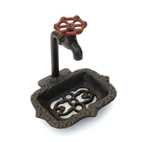 Iron Faucet Soap Dish