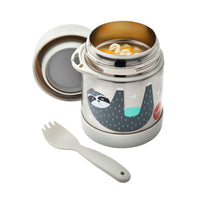 3 Sprouts Sloth Stainless Steel Food Jar