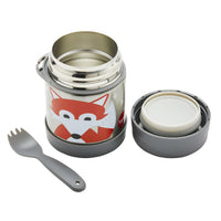 3 Sprouts Fox Stainless Steel Food Jar