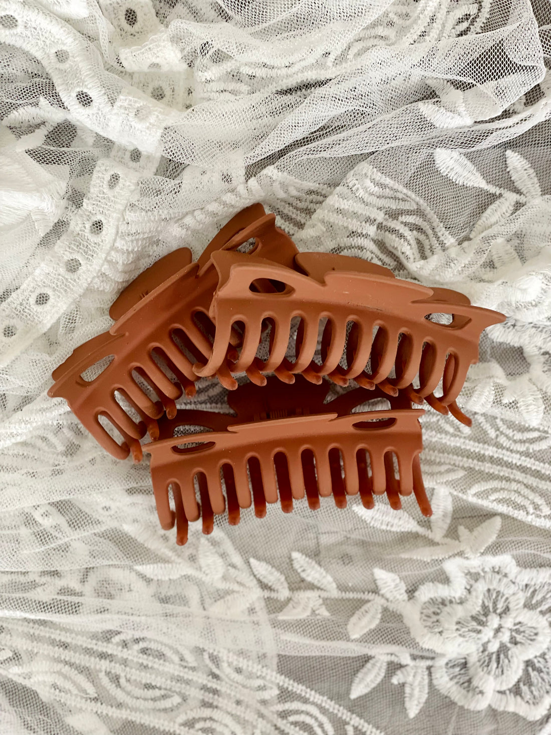 Large Matte Claw Clip for Long Hair