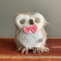 Owl with Pink Bow