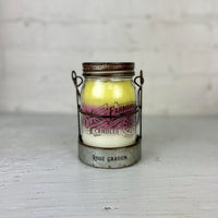 Classic Farmhouse Star Candle - Rose Garden