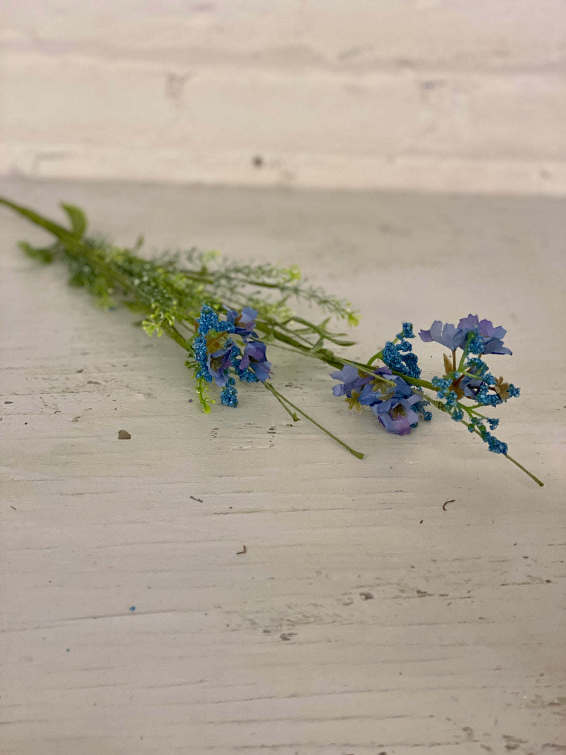 Shades of Blue Floral Spray