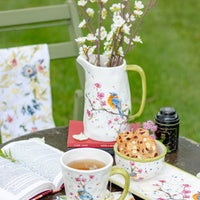 Bird & Cherry Blossom Pitcher