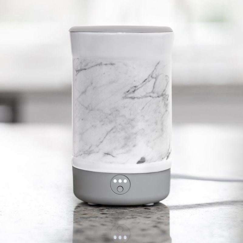 Happy Wax Signature Wax Warmer - White Marble