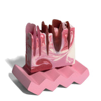 Finchberry Modern Cement Soap Dish - Pink