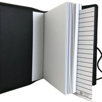 Oberon Design Leather Refillable Journal - Dragonfly Pond