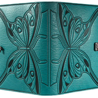 Oberon Design Leather Refillable Journal - Butterfly
