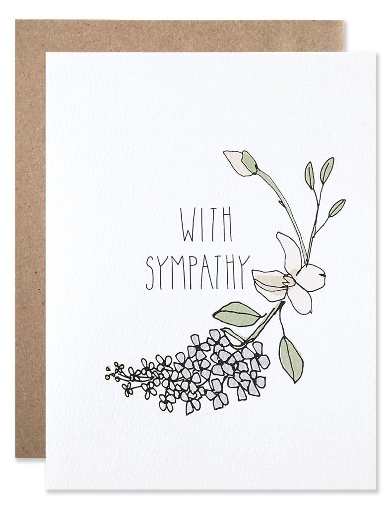 With Sympathy Card