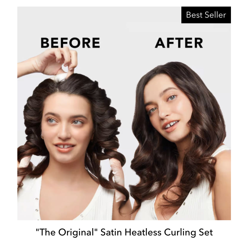 Kitsch Satin Heatless Curling Set - Sunset Tie Dye
