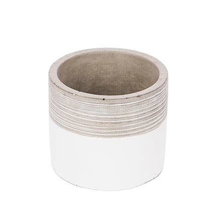 Round Cement Planter