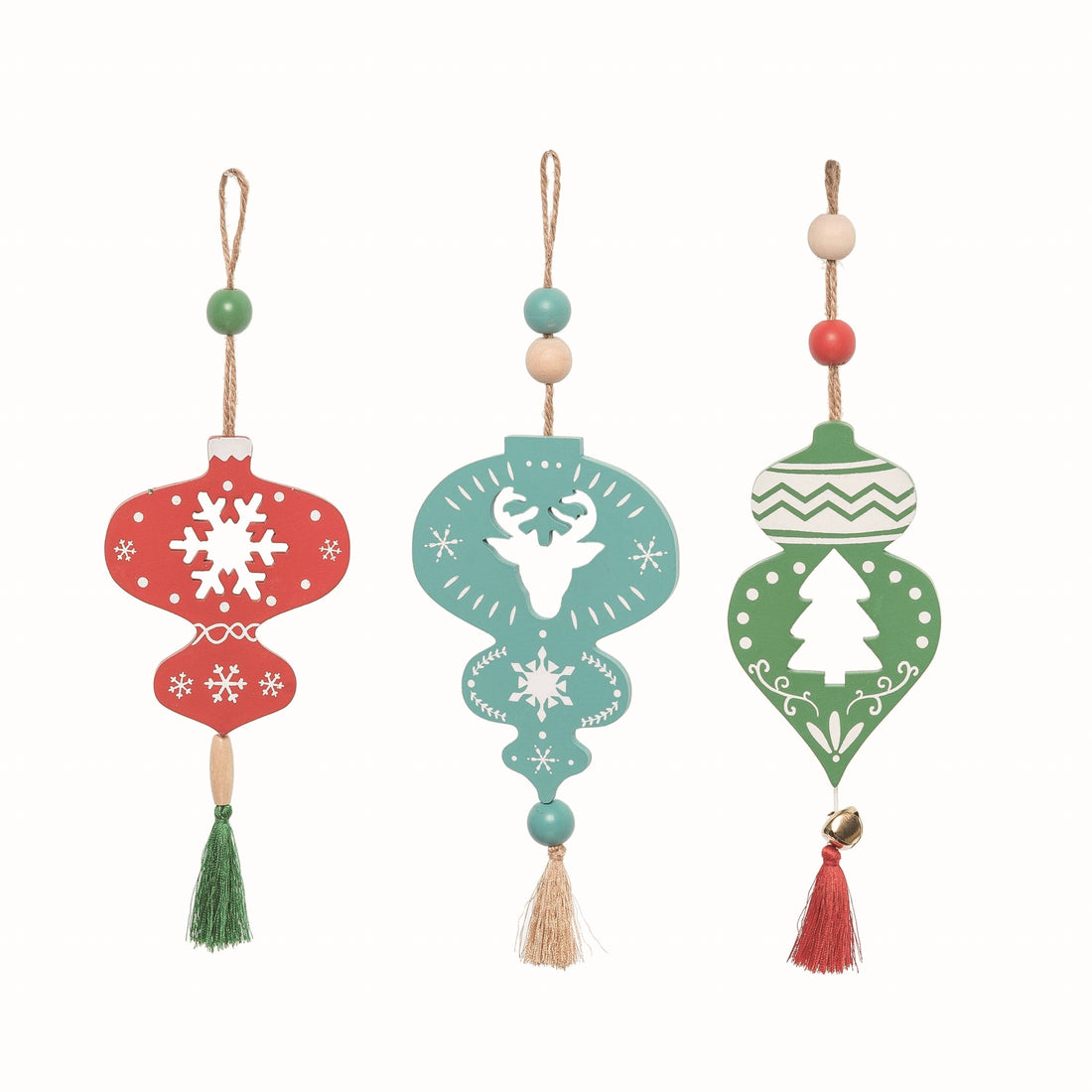 Wood Kitsch Ornaments