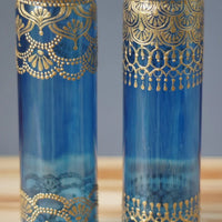 Bohemian Henna Style Vase (multiple color options)