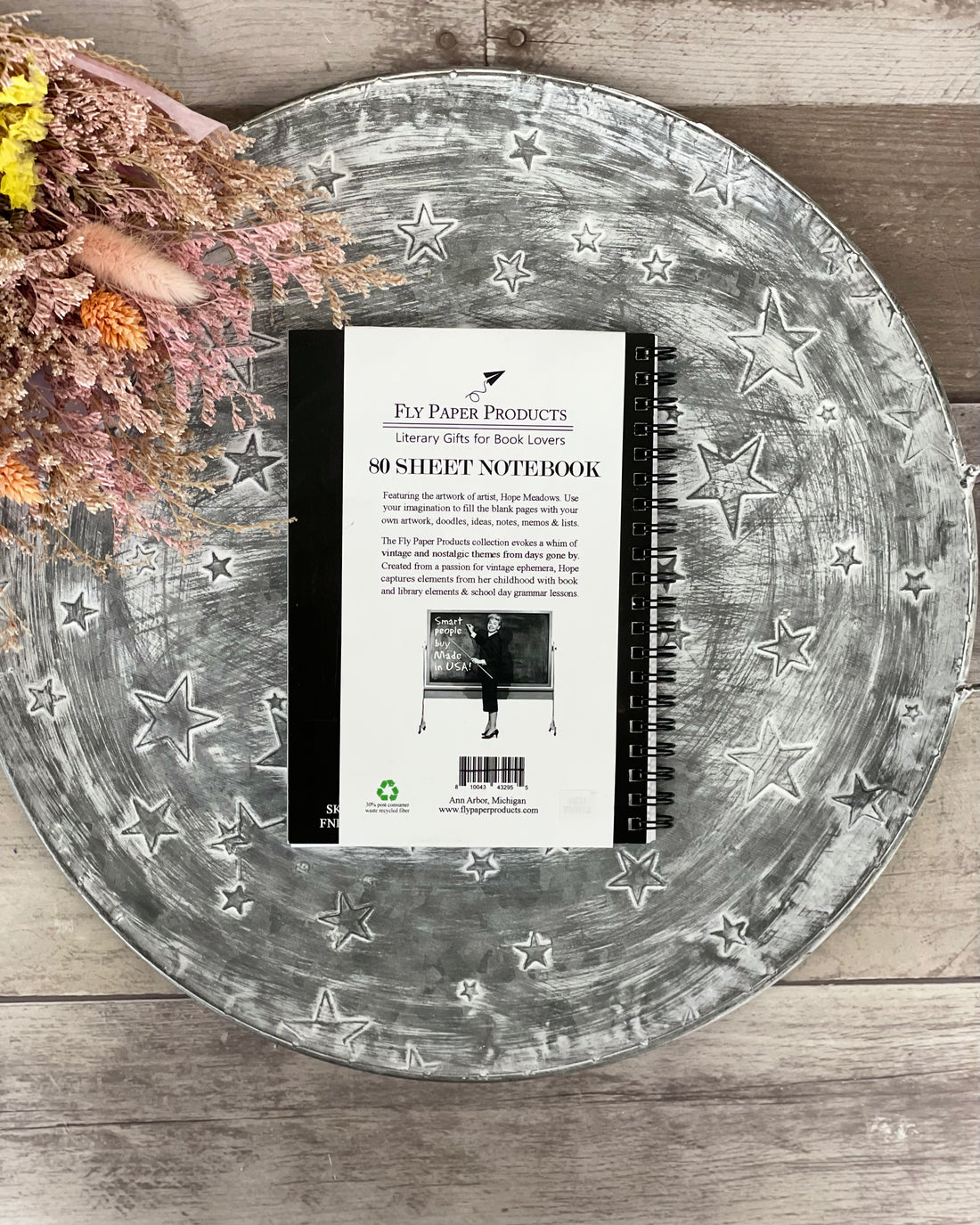 Author of Her Biography Unlined Notebook - (7"x 5")