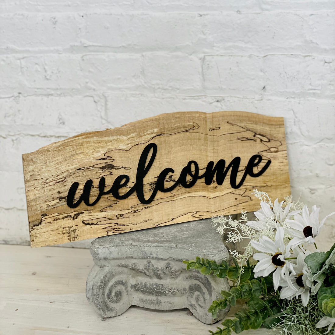 Welcome Laser Cut Wood Wall Art