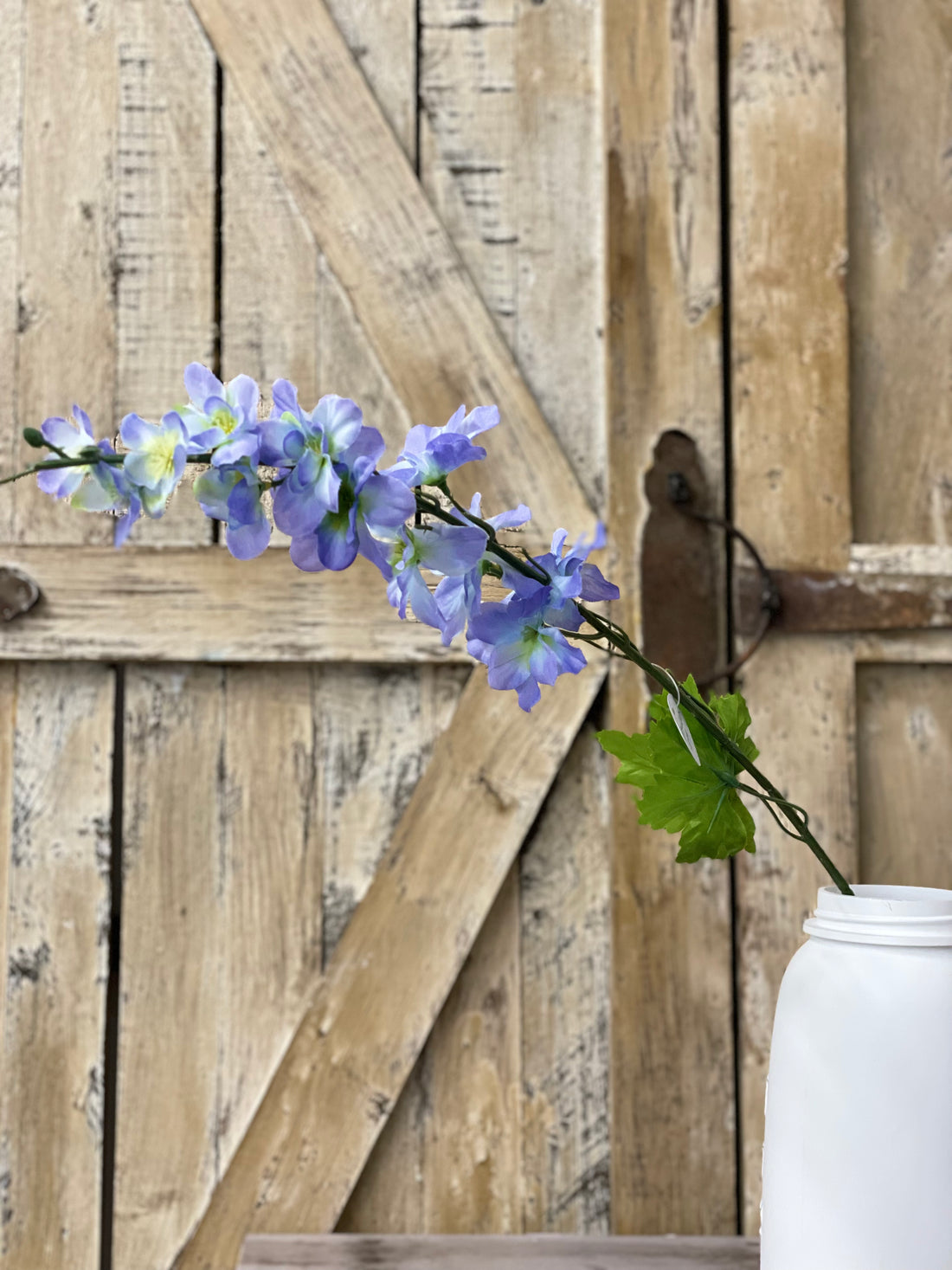 Periwinkle Larkspur Floral Stem