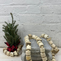 Natural Wood Bead Garland