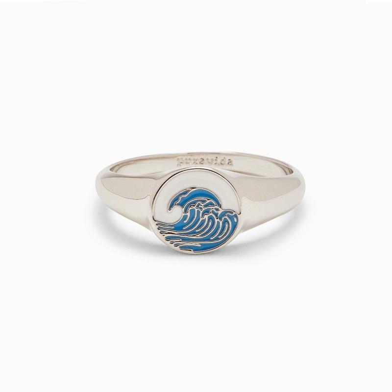 Pura Vida Bracelets - Make Waves Signet Ring