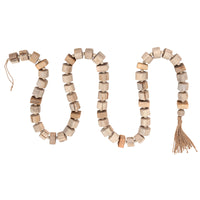 Natural Wood Bead Garland